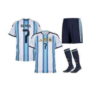 Maillot Kit Argentine De Paul Domicile 2026/2027 Homme