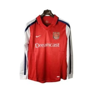 Maillot Rétro Manches Longues Arsenal Domicile 2001/2002
