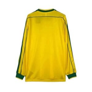 Alternative view of Maillot Rétro Manches Longues Bresil Domicile 1998