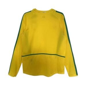 Alternative view of Maillot Rétro Manches Longues Bresil Domicile 2002