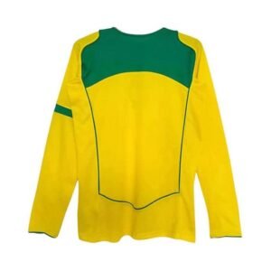 Alternative view of Maillot Rétro Manches Longues Bresil Domicile 2004