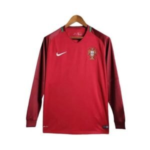 Maillot Rétro Manches Longues Portugal Domicile 2016