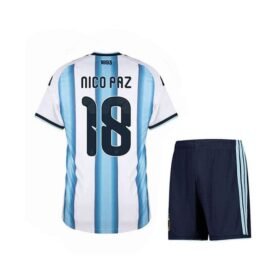 Maillot Argentine Domicile Enfant 2026/2027 (Nico Paz 18)