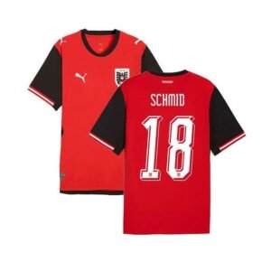 Maillot Autriche Domicile 2026/2027 (Schmid 18)
