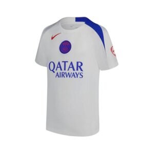 Alternative view of Maillot Entrainement PSG 2025/26 Blanc Bleu
