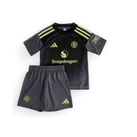 Maillot Gardien Manchester United Enfant 2025/26 Noir