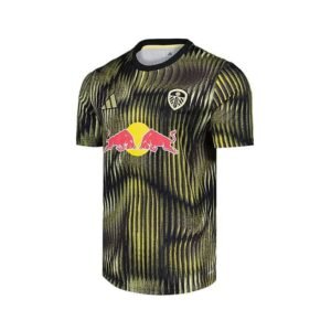 Alternative view of Maillot Leeds United Pré-Match 2025/26 Noir Jaune
