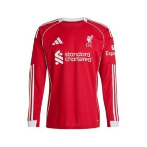 Alternative view of Maillot Liverpool Domicile Manches Longues 2025/2026