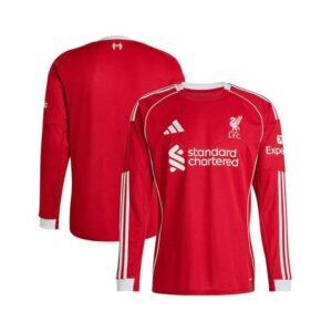 Maillot Liverpool Domicile Manches Longues 2025/2026