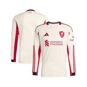 Maillot Liverpool Extérieur Manches Longues 2025/2026