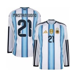 Maillot Manches Longues Argentine Domicile 2026/2027 (Mastantuono 21)