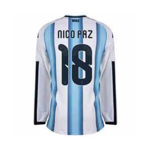 Alternative view of Maillot Manches Longues Argentine Domicile 2026/2027 (Nico Paz 18)
