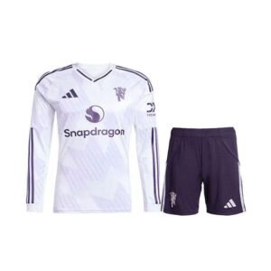 Maillot Manchester United Extérieur Enfant ML 2025/2026