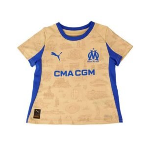 Alternative view of Maillot Marseille Fourth Enfant 2025/2026