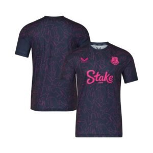 Maillot Pré-Match Everton 2025 2026 Noir Rose