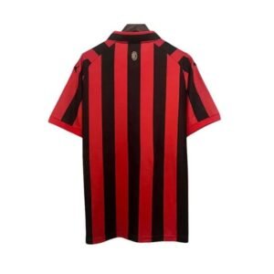 Alternative view of Maillot Rétro AC Milan 125 Ans Rouge Noir