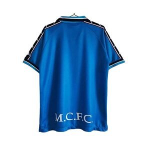 Alternative view of Maillot Rétro Manchester City Domicile 1998/1999