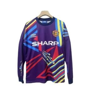 Maillot Rétro Manchester United Domicile Gardien Manches Longues 1992/1993