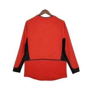 Alternative view of Maillot Rétro Manchester United Domicile Manches Longues 2002/2003