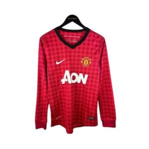 Maillot Rétro Manchester United Domicile Manches Longues 2012/2013