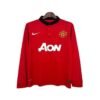 Maillot Rétro Manchester United Domicile Manches Longues 2013/2014