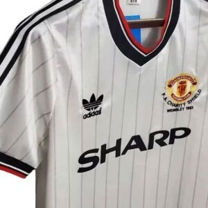 Alternative view of Maillot Rétro Manchester United Extérieur 1983/1984
