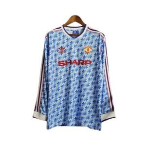 Maillot Rétro Manchester United Extérieur Manches Longues 1990/1991
