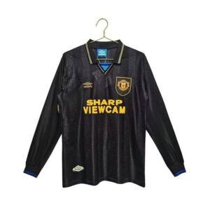 Maillot Rétro Manchester United Extérieur Manches Longues 1993/1994