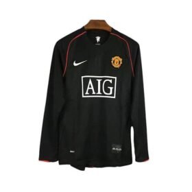 Maillot Rétro Manchester United Extérieur Manches Longues 2007/2008