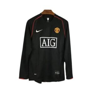 Maillot Rétro Manchester United Extérieur Manches Longues 2007/2008
