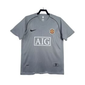 Maillot Rétro Manchester United Gardien 2007/2008 Gris