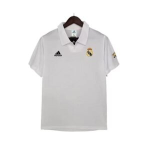 Maillot Rétro Real Madrid Domicile Centenaire 2001/2002