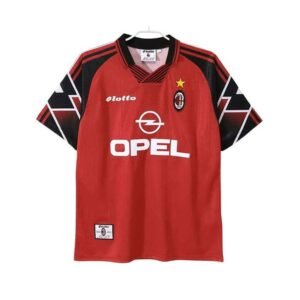 Maillot retro AC Milan domicile copa centenario do belo 1997/98