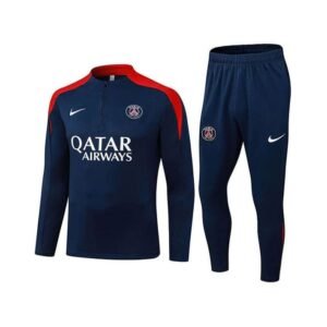 Survêtement PSG 2025/2026 Bleu Rouge