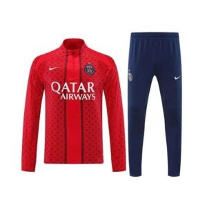 Alternative view of Survêtement PSG 2025/2026 Rouge Bleu