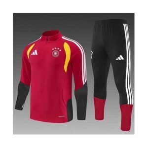 Sweat zippé Allemagne+pantalon 2026 Rouge Noir