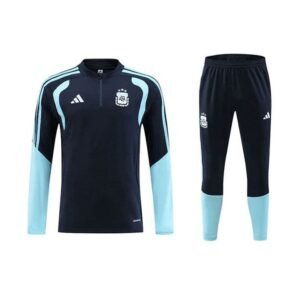 Sweat zippé Argentine+Pantalon 2026/2027 Bleu
