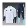 Sweat zippé Argentine+pantalon 2026 Blanc Bleu