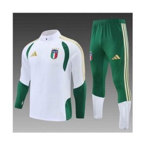 Sweat zippé Argentine+pantalon 2026 Blanc vert