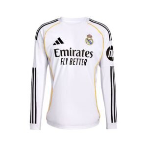 Alternative view of Maillot Real Madrid Domicile Manches Longues 2025/2026
