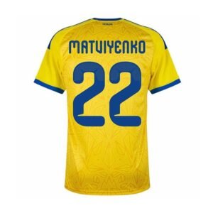 Alternative view of Maillot Ukraine Domicile 2026/2027 (Matviyenko 22)