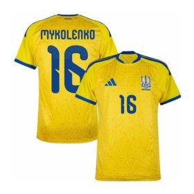 Maillot Ukraine Domicile 2026/2027 (Mykolenko 16)