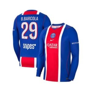 Maillot Manches Longues PSG Domicile 2026/2027 (Bbarcola 29)