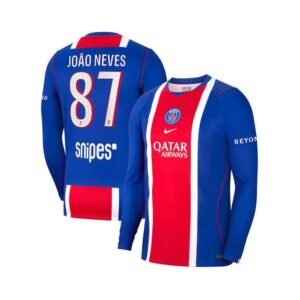 Maillot Manches Longues PSG Domicile 2026/2027 (Joao Neves 87)