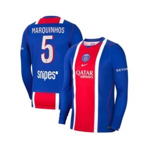 Maillot Manches Longues PSG Domicile 2026/2027 (Marquinhos 5)