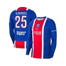 Maillot Manches Longues PSG Domicile 2026/2027 (Nmendes 25)
