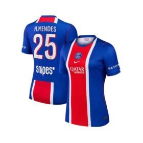 Maillot PSG Domicile Femme 2026/2027（Nmendes 25）