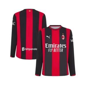 Maillot AC Milan Domicile Manches Longues 2026/2027