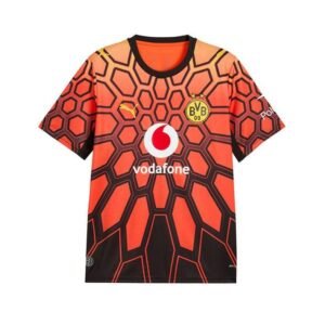 Alternative view of Maillot Dortmund Gardien 2026/27 Orange Noir