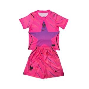 Alternative view of Maillot Enfant France Gardien 2026/2027 Rose